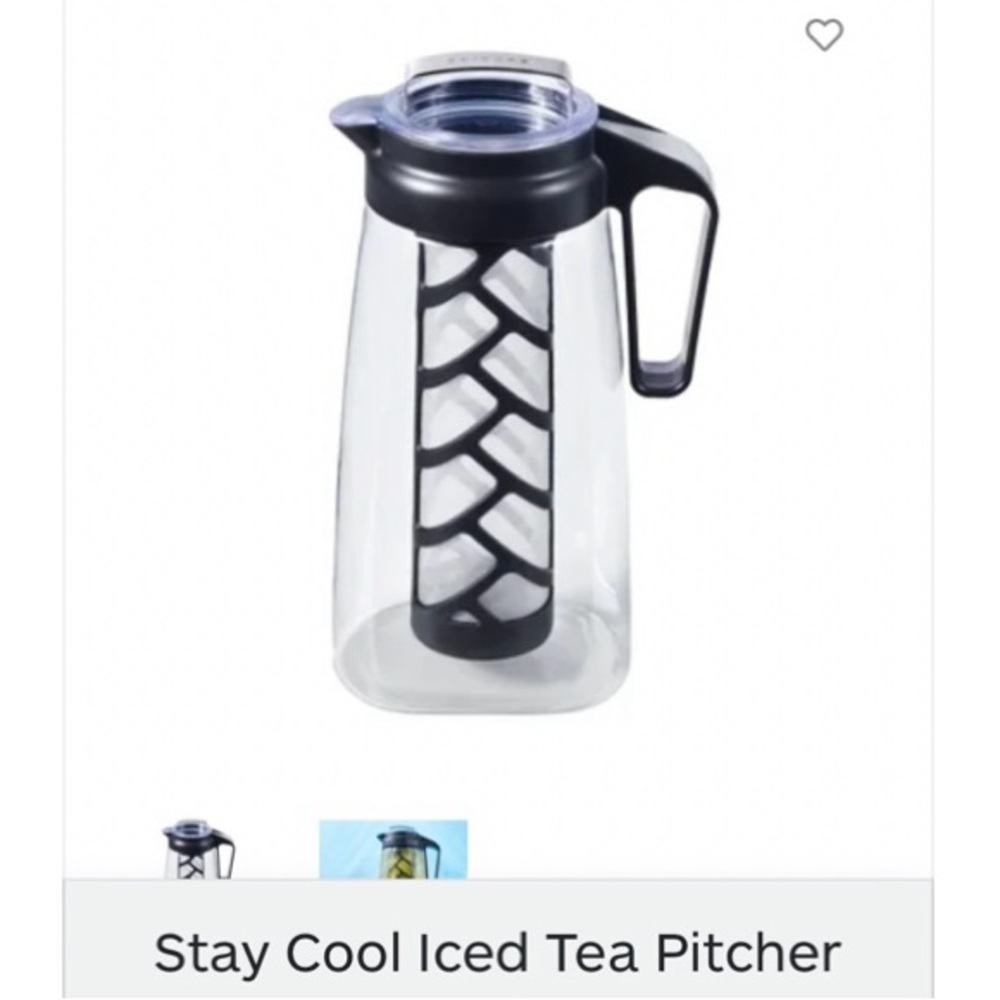 Stay Cool Iced Tea Pitcher - Black